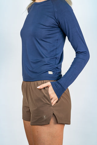Siveo Women's Long Tee Patch Logo